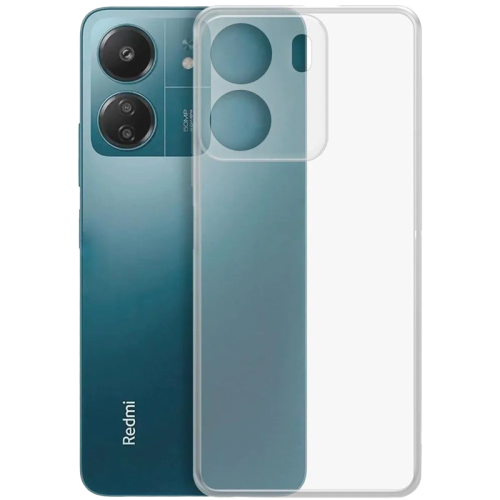 Чехол-крышка Мультибренд для Poco C65/Redmi 13c, силикон, прозрачный