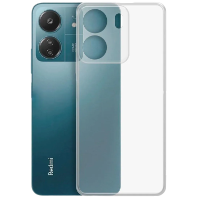 Чехол-крышка Мультибренд для Poco C65/Redmi 13c, силикон, прозрачный