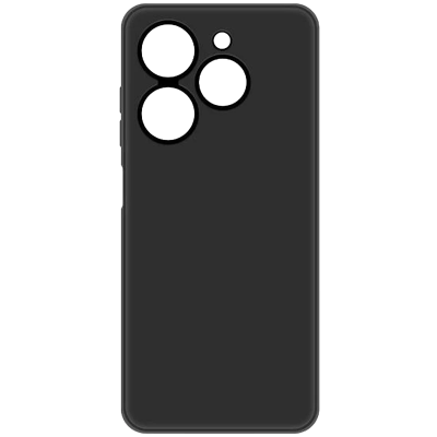 Чехол-крышка Мультибренд для Tecno Spark 20, термополиуретан, черный
