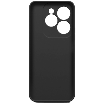 Чехол-крышка Мультибренд для Infinix Hot 40/Hot 40 Pro, термополиуретан, черный