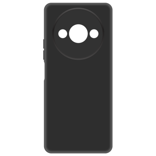 Чехол-крышка Мультибренд для Xiaomi Redmi A3x/A3/Poco C61, термополеуретан, черный