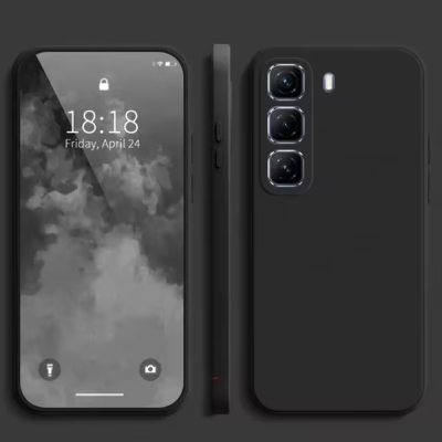 Чехол-крышка Мультибренд для Infinix Hot 50 Pro, черный