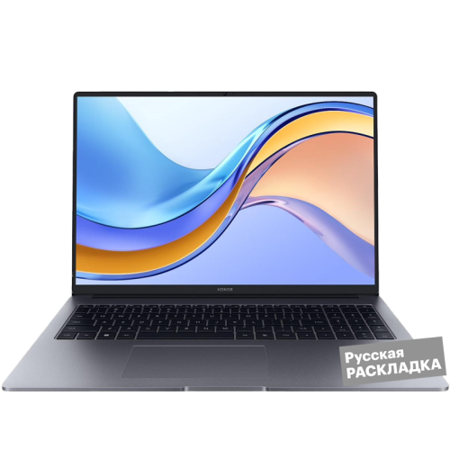 Ноутбук HONOR MagicBook X16, 2024, i5 8+512GB WIN 16" 5301AHGY Серый