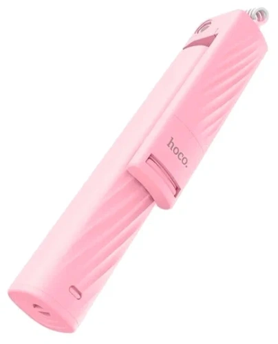 Монопод Hoco K7 Dainty mini AUX 64cm (розовый)