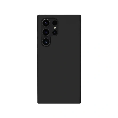 Чехол-накладка Kzdoo iCoat Liquid Series для Samsung Galaxy S23 Ultra силиконовый (черный)