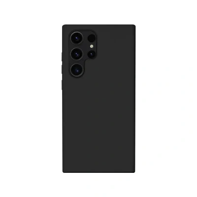 Чехол-накладка Kzdoo iCoat Liquid Series для Samsung Galaxy S23 Ultra силиконовый (черный)