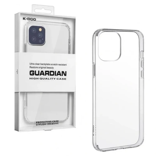 Чехол-накладка Kzdoo Guardian Case для iPhone 16 пластиковый (прозрачный)