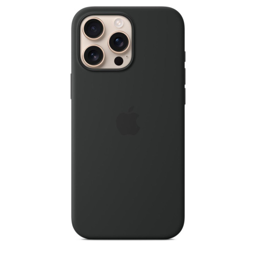 Чехол-накладка Silicone Case with MagSafe для iPhone 16 Pro (Black)