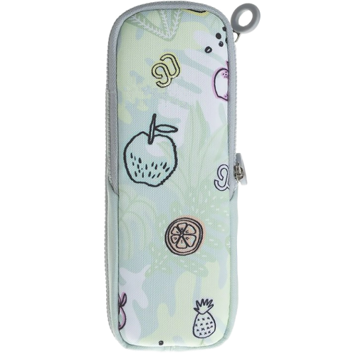 Пенал Xiaomi 90 Points NINETYGO Smart School Pencil Case на молнии (зеленые фрукты)