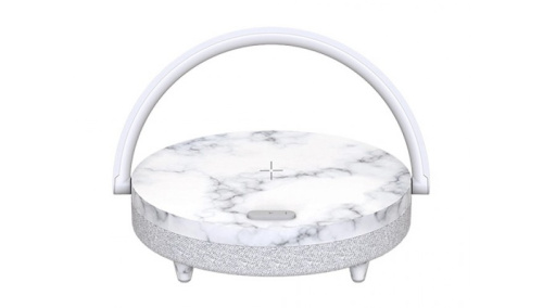 Настольная лампа Xiaomi Ezvalo Wireless Charging Lamp с функцией беспроводной зарядки и колонки Marble (LYYD01) (белый)