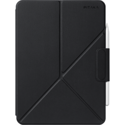 Чехол PITAKA MagEZ Magnetic Folio 2 для Apple iPad Pro 12.9 (2022)/Air 13 (2024) искуcственная кожа (черный)
