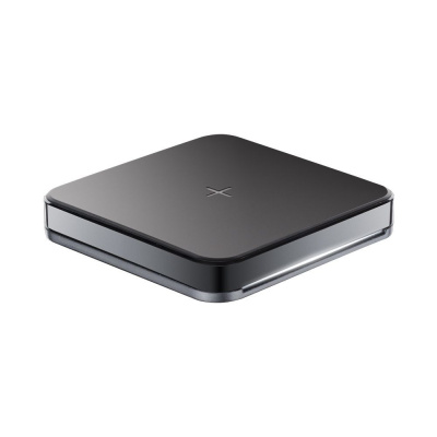 Беспроводное зарядное устройство Deppa Qi Fast Charger (24025) для iPhone / AirPods 15W (черный)