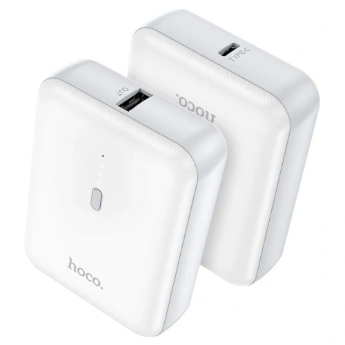Внешний аккумулятор Hoco J96 Mini 5000mAh USB/Type-C/18.5W/2A (белый)