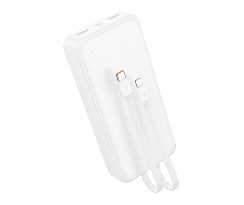 Внешний аккумулятор Hoco J118A Speed energy 20000mAh 2хUSB/Type-C/MicroUSB/кабель Lightning + Type-C (черный)