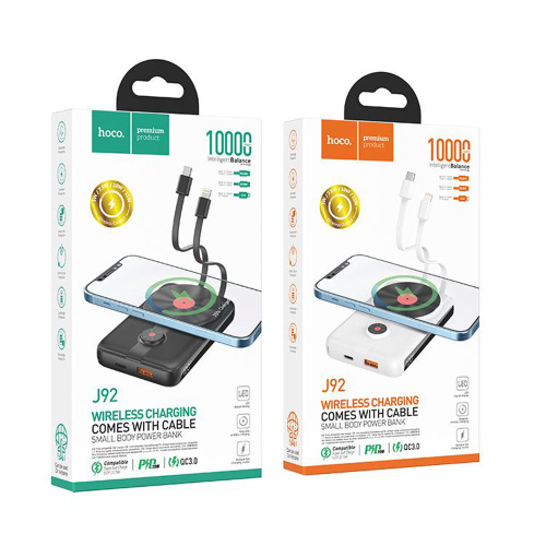Внешний аккумулятор Hoco J92 Path 10000mAh (PD3.0/QC3.0/FCP/AFC) (черный)