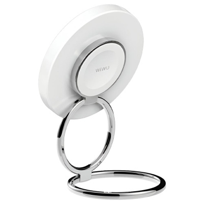 Беспроводное зарядное устройство WIWU Wireless Charger 3 в 1 15W для iPhone/Apple Watch/AirPods (Wi-W027) (белый)