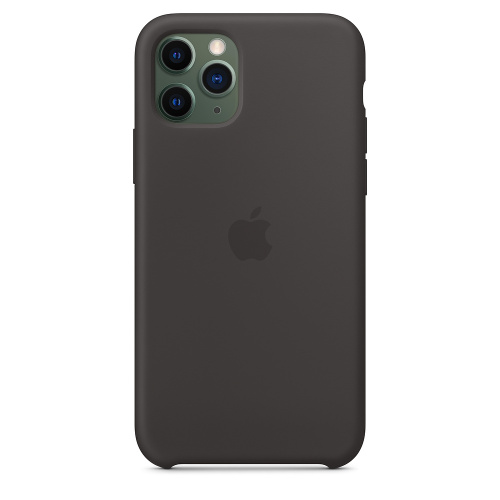Чехол-накладка Apple Silicone Case Series для iPhone 11 Pro силикон Black (MWYN2ZM/A)