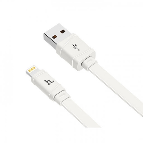 Кабель Hoco X5 (USB) Bamboo Charging Lightning 100 см (белый)