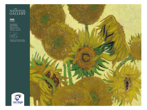 Альбом-склейка для акварели Talens "Van Gogh" National Gallery 30х40 см 12 л 300 г