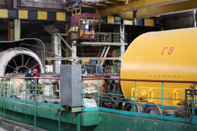 На Якутской ГРЭС начали капитальный ремонт газотурбинной установки / ЯСИА   