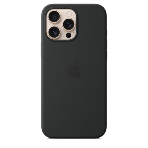 Чехол-накладка Silicone Case with MagSafe для iPhone 16 Pro Max (Black)