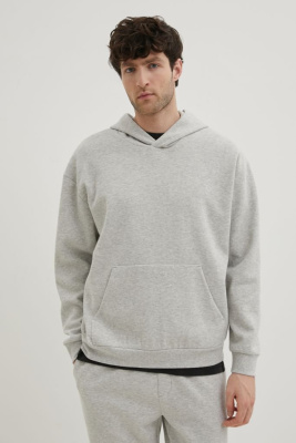 Худи из хлопка свободного кроя