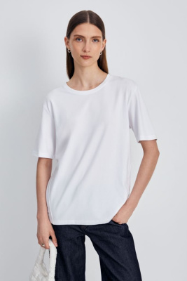 Футболка свободного силуэта из хлопка