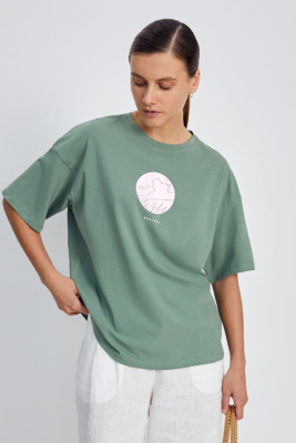 Футболка с принтом