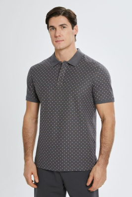 Однотонное поло из хлопка