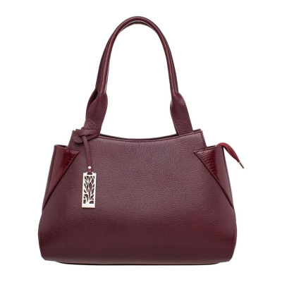 Кожаная женская сумка Osprey Burgundy