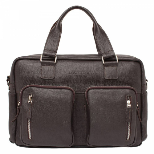 Деловая сумка большого объема Kingston Brown