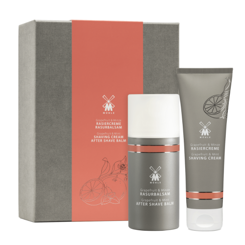 Набор MUEHLE: крем для бритья и бальзам после бритья