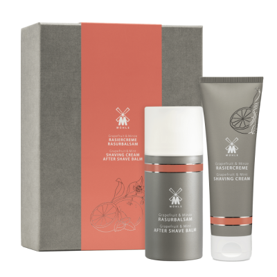 Набор MUEHLE: крем для бритья и бальзам после бритья