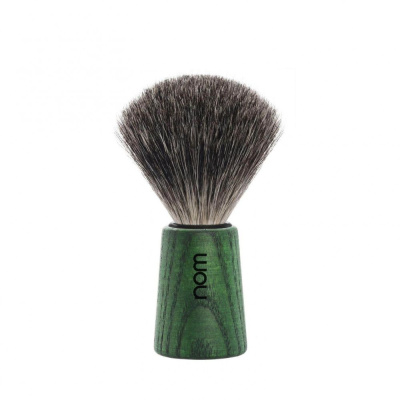 Помазок NOM THEO, барсучий ворс, ясень, зеленый