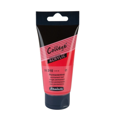 Акрил Schmincke "College" 75 мл Красный перманентный