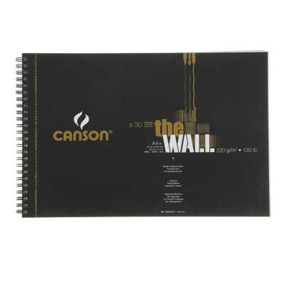 Альбом на спирали для маркеров Canson "The Wall" 21х31,4 см 30 л 220 г