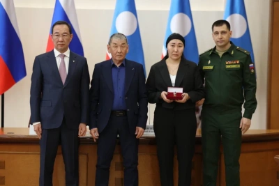 Звезду Героя России вручили родным Петра Киприянова / Николай Борисов   