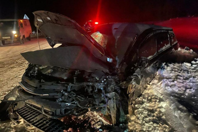 Шесть человек пострадали в результате столкновения двух автомобилей в Алданском районе Якутии / ЯСИА   