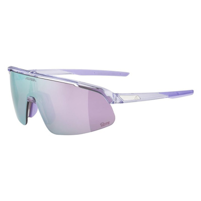 Alpina Велоочки Alpina Turbo Pro S Q-Lite Lilac-Transparent Gloss/Purple Mirror Cat.3 (8752055), цвет Фиолетовый