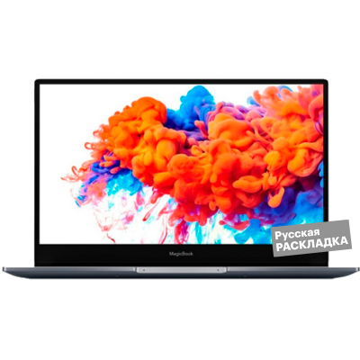 Ноутбук HONOR MagicBook AMD R5 8+512 DOS 14" 5301AFVH, уцененный товар