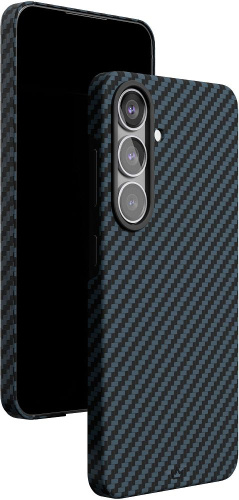 Чехол VLP Kevlar Case MagSafe для Galaxy S25 синий