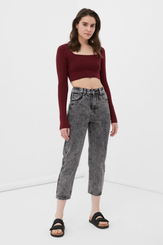 Джинсы tapered fit женские