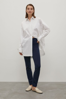 Трикотажные брюки-дудочки