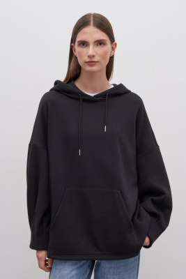 Худи свободного силуэта из хлопка