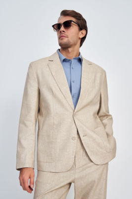 Пиджак однобортный с карманами