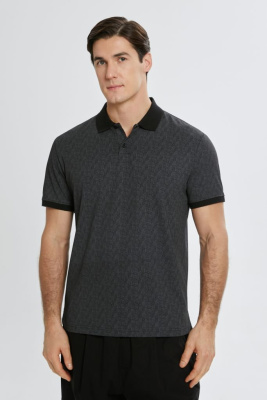 Однотонное поло из хлопка