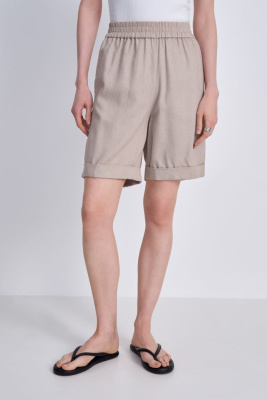 Шорты из хлопка и льна
