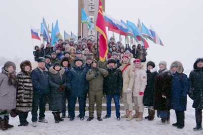 Нерюнгринский район передал эстафету «Знамя Победы» Усть-Алданскому району / ЯСИА  Нерюнгринский Республика Саха (Якутия)