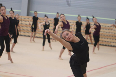 Гимнастка Екатерина Веденеева провела мастер-класс в Якутске / Дьулустаан Сергеев Якутск Якутск Республика Саха (Якутия)