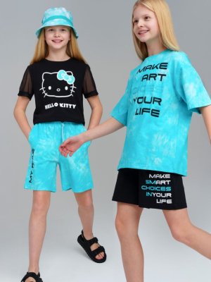 Шорты трикотажные для девочек, 2 шт в комплекте